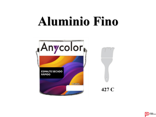 PINTURA ARQUITECTONICA - 152801-GLOSS-ALUMINIO-FINO