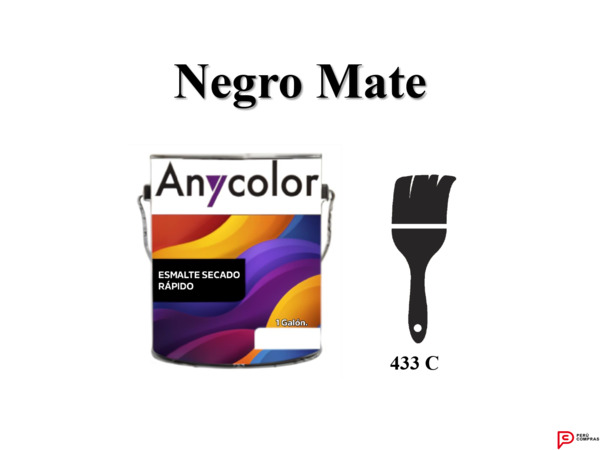 PINTURA ARQUITECTONICA - 152801-GLOSS-NEGRO-MATE