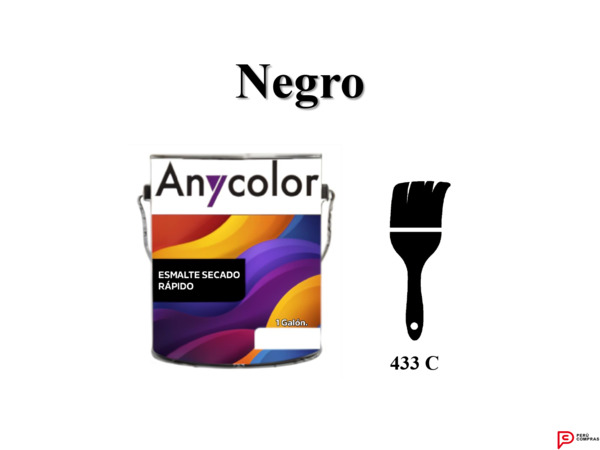 PINTURA ARQUITECTONICA - 152801-GLOSS-NEGRO