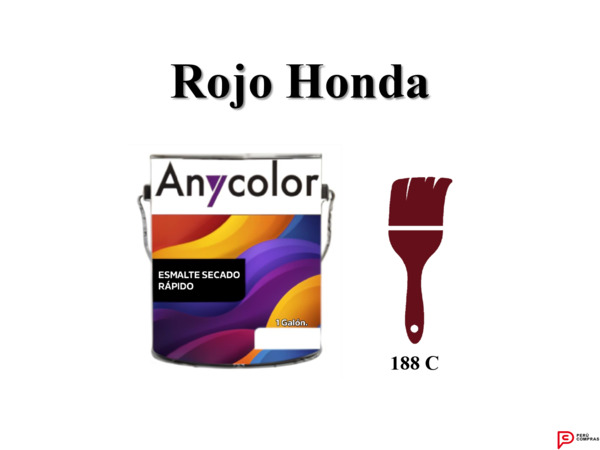 PINTURA ARQUITECTONICA - 152801-GLOSS-ROJO-HONDA