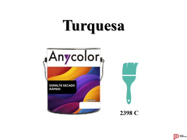 PINTURA ARQUITECTONICA - 152801-GLOSS-TURQUESA