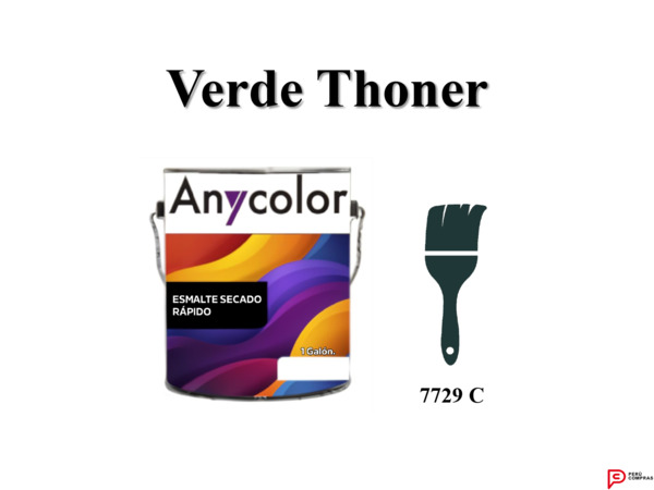 PINTURA ARQUITECTONICA - 152801-GLOSS-VERDE-THONER