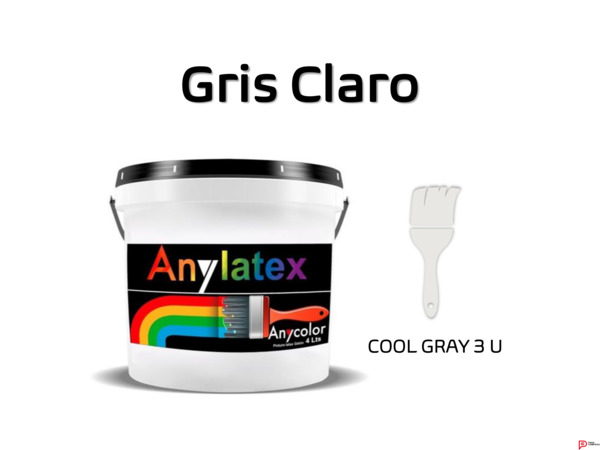 PINTURA ARQUITECTONICA - ANYLATEX-COOLGRAY3U