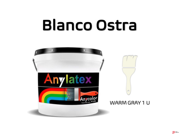 PINTURA ARQUITECTONICA - ANYLATEX-WARMGRAY1U